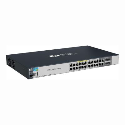 J9299A HP ProCurve E2520-24G-PoE 20 x Ports PoE 10/100Base-TX + 4 x Dual Personality SFP (mini-GBIC) Ports Layer 2 Managed Fast Ethernet Network Switch