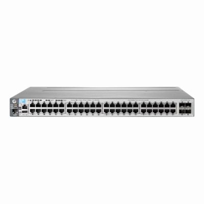 J9586-61001 HP E3800 Series 3800-48G-4XG 48 x Ports 48 x Ports 10/100/1000Base-T + 4 x SFP+ Layer 4 Managed Rack-mountable Gigabit Ethernet Network Switch