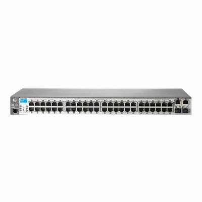 J9626A HP Aruba 2620 Series 2620-48 48 x RJ-45 Ports 10/100Base-TX + 2 x RJ-45 GE Ports + 2 x SFP(mini-GBIC) Slot Layer 3 Managed Rack-mountable Stackable Fast Ethernet Network Switch