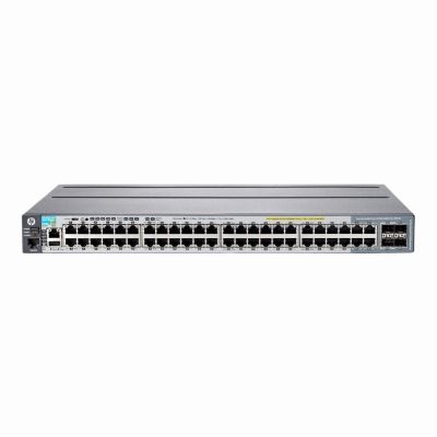 J9728A-0PSU HP Aruba 2920 Series 2920-48G 44 x RJ-45 10/100/1000Base-T and 4 x Dual Personality SFP Ports + 2 x Expansion Module Layer 3 Managed Stackable Gigabit Ethernet Network Switch