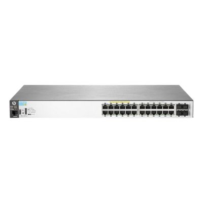 J9773A HP Aruba 2530 Series 2530-24G-PoE+ 24 x RJ-45 PoE+ 10/100/1000Base-T and 4 x SFP Ports Layer 2 Managed Gigabit Ethernet Network Switch