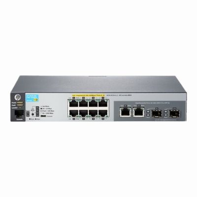 J9774-61001 HP Aruba 2530 Series 2530-8G-PoE+ 8 x RJ-45 PoE+ 10/100/1000Base-T and 2 x Combo Gigabit SFP Ports Layer 2 Managed Gigabit Ethernet Network Switch