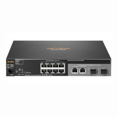 J9777-61001 HP Aruba 2530 Series 2530-8G 8 x RJ-45 10/100/1000Base-T and 2 x Combo Gigabit SFP Ports Layer 2 Managed Gigabit Ethernet Network Switch