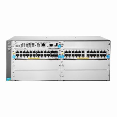J9824A HP Aruba 5400zl2 Series 5406R-44G-PoE+/4SFP V2 44 x RJ-45 Ports PoE+ 10/100/1000Base-T + 4 x SFP+ Ports Layer 2 Managed 4U Rack-mountable Gigabit Ethernet Network Switch