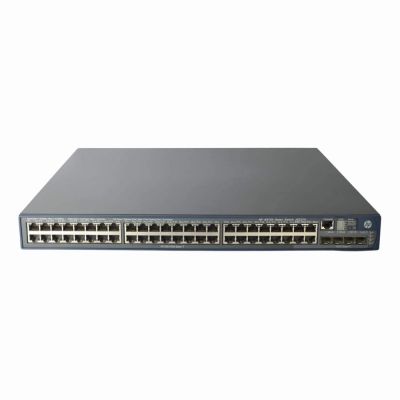 JD369-61101 HP 5500 EI Series 5500-24G 20 x RJ-45 Ports 10/100/1000Base-T + 4 x Dual-Personality RJ-45/SFP Ports Layer 3 Managed Rack-mountable Gigabit Ethernet Network Switch
