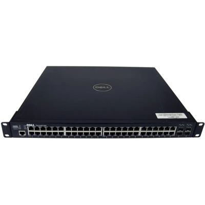 JDX09 Dell Force10 S-Series S50 48-Port PoE+ 4-SFP 1U Rack Switch