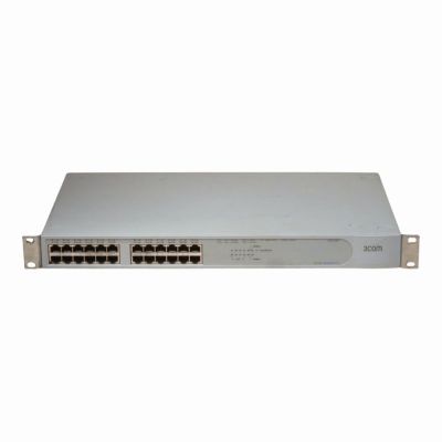 JE036A 3Com SuperStack 3 4400 24 x Ports PoE 10Base-T/100Base-TX 1U Rack-mountable Fast Ethernet Switch
