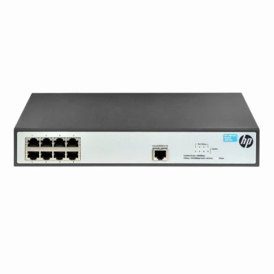 JG912AR#ACF HPE Office Connect 1620 Series 1620-8G 8 x RJ-45 Ports 10/100/1000Base-T Layer 2 Managed Rack-mountable Gigabit Ethernet Network Switch