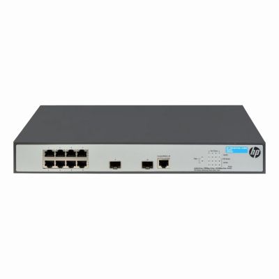 JG921-61001 HP OfficeConnect 1920 Series 1920-8G-PoE+ (65W) 8 x RJ-45 PoE+ 10/100/1000Base-T and 2 x SFP (mini-GBIC) Ports Layer 3 Managed Gigabit Ethernet Network Switch