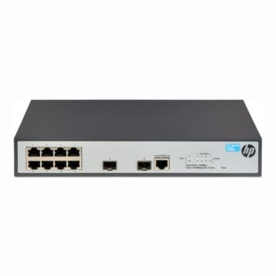 JG921A HP OfficeConnect 1920 Series 1920-8G-PoE+ 8 x RJ-45 Ports PoE+ 10/100/1000Base-T + 2 x SFP Ports Layer 3 Managed Rack-mountable Gigabit Ethernet Network Switch
