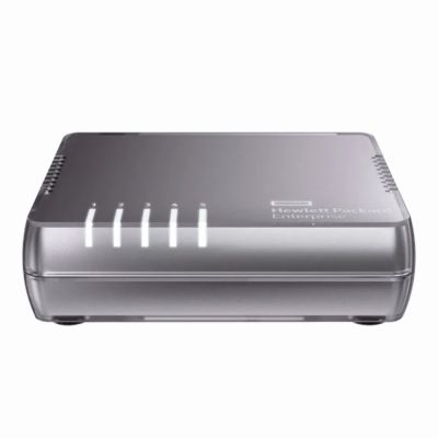 JH407A HP OfficeConnect 1405 Series 1405-5G V3 5 x RJ-45 Ports 10/100/1000Base-T Layer 2 Unmanaged Rack-mountable Gigabit Ethernet Network Switch