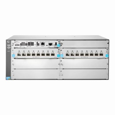 JL095-61001 HP 5400 Series 5406R 16 x Open SFP+ Slots 10GBase-X + 4 x Open Module Slots Layer 3 Managed Rack-mountable Gigabit Ethernet Network Switch Chassis