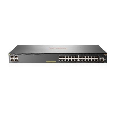 JL253A HP Aruba 2930F Series 2930F 24G 4SFP+ 24 x RJ-45 10/100/1000Base-T and 4 x SFP+ Ports Layer 3 Managed Gigabit Ethernet Network Switch
