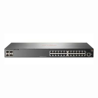 JL255A HP Aruba 2930F Series 2930F 24G PoE+ 4SFP+ 24 x RJ-45 PoE+ 10/100/1000Base-T and 4 x SFP+ Ports Layer 3 Managed Gigabit Ethernet Network Switch