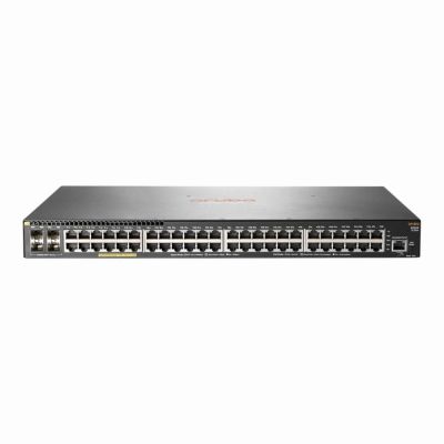 JL256-61101 HP Aruba 2930F Series 2930F 48G PoE+ 4SFP+ 48 x RJ-45 PoE+ 10/100/1000Base-T and 4 x SFP+ Ports Layer 3 Managed Gigabit Ethernet Network Switch