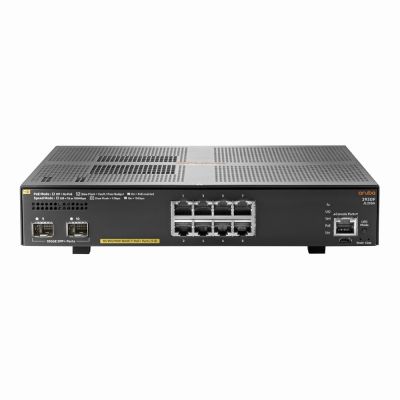 JL258AC1 HP Aruba 2930F Series 2930F-8G-PoE+-2SFP+ 8 x Ports PoE+ 10/100/1000Base-T + 2 x SFP+ Ports Layer 3 Managed 1U Rack-Mountable Gigabit Ethernet Network Switch