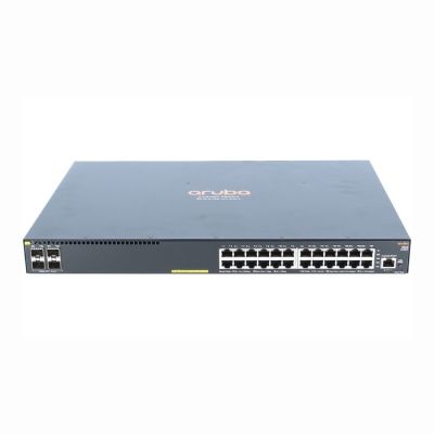 JL261A HP Aruba 2930F Series 2930F 24G PoE+ 4SFP 24 x RJ-45 PoE+ 10/100/1000Base-T and 4 x SFP Ports Layer 3 Managed Gigabit Ethernet Network Switch