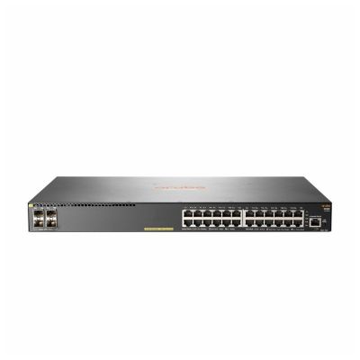JL263A Aruba 2930F 24G PoE+ 4SFP+ TAA-Compliant Managed Layer 3 Rack-Mountable Switch