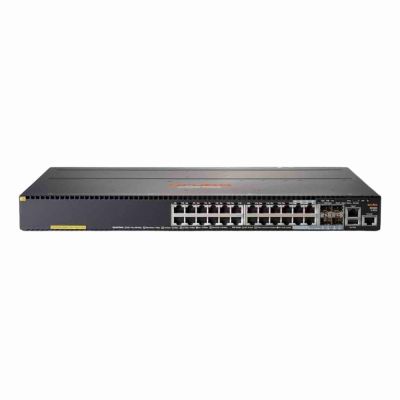 HP Aruba 2930M-24G-PoE+ 24-Port PoE+ 10/100/1000Base-T RJ-45 + 4x RJ-45 PoE+ / SFP Combo Layer 3 Managed Rack-Mountable Gigabit Ethernet Network Switch