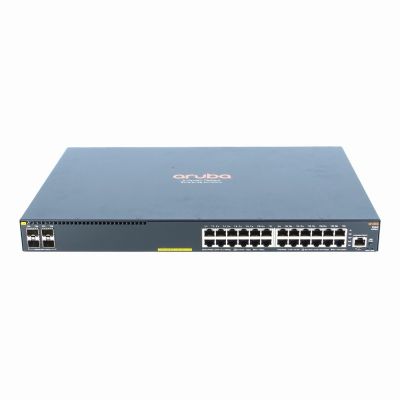 JL356-61001 HP Aruba 2540 Series 2540 24G PoE+ 4SFP+ 24 x RJ-45 PoE+ 10/100/1000Base-T and 4 x SFP+ Ports Layer 2 Managed Gigabit Ethernet Network Switch