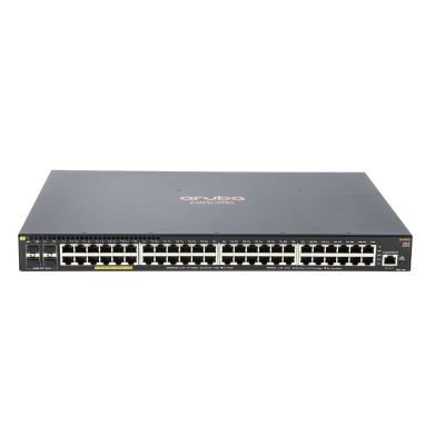 HPE Aruba 2540 Series 48-Ports 10/100/1000BASE-T PoE+ Layer 3 Rack-mountable Managed Network Switch with 4-Ports SFP+ (JL357A)