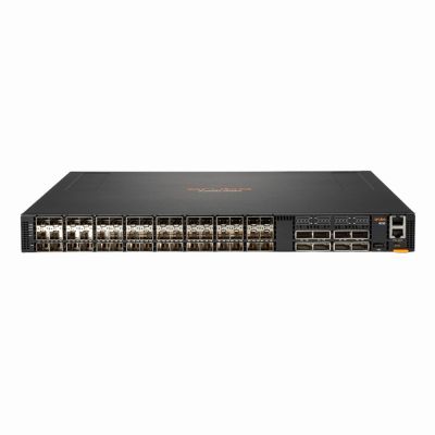 JL625A HP Aruba 8325-48Y8C 48 x Ports 25GbE SFP+ + 8 x Ports 100GbE QSFP28 1U Rack-mountable Layer 3 Managed Back-to-Front Airflow Gigabit Ethernet Network Switch