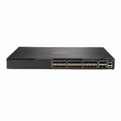 JL658A HP CX 6300 Series 6300M 24 x Ports SFP+ + 4 x Ports SFP56 1U Rack-mountable Layer 3 Managed Gigabit Ethernet Network Switch
