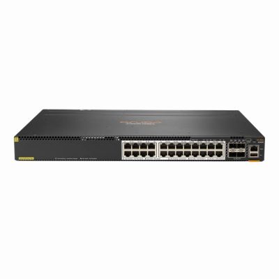 JL660-61001 HP Aruba 6300M 24 x Ports 5GBase-T Class6 PoE+ + 4 x Ports 50GbE SFP56 1U Rack-mountable Layer 3 Managed Stackable Gigabit Ethernet Network Switch