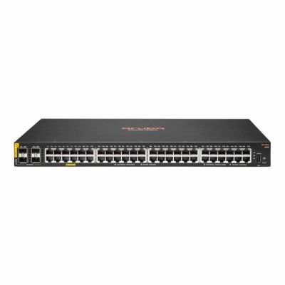 JL675A HP CX 6100 Series 6100 48G Class4 48 x Ports 1000Base-T + 4 x Ports SFP PoE 1U Rack-mountable Layer 3 Managed Gigabit Ethernet Network Switch
