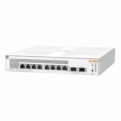 JL681A HP Aruba Instant On 1930 8G 2SFP 8 x RJ-45 autosensing 10/100/1000Base-T Class 4 PoE Ports + 2 x SFP Ports Layer 3 Managed Rack-mountable Gigabit Ethernet Network Switch