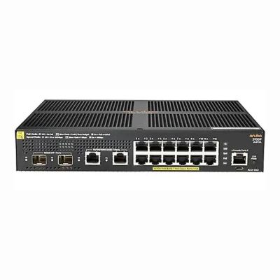 JL693A HP Aruba 2930F Series 2930F 12G PoE+ 2G/2SFP+ 12 x RJ-45 PoE+ 10/100/1000Base-T and 2 x RJ-45 10/100/1000Base-T and 2 x SFP+ Ports Layer 3 Managed Gigabit Ethernet Network Switch