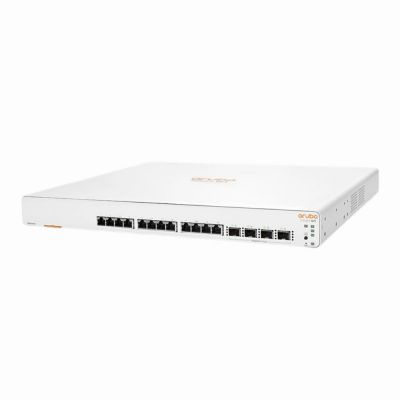 JL805A HP Aruba Instant On 1960 12XGT 4SFP+ 12 x Ports 100/1000/10GBase-T + 4 x Ports 10GbE SFP+ Rack-Mountable Layer 3 Managed Gigabit Ethernet Network Switch