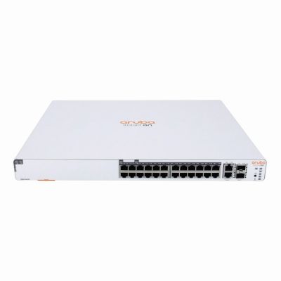HPE JL807-61001 Aruba IO 1960 24G 20p Cl4 4p Cl6 PoE 2XGT 2SFP+ 370W Switch