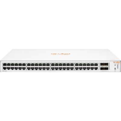 JL814A HP Aruba Instant On 1830 48 x Ports 10/100/1000 + 4 x Ports Gigabit SFP Rack-Mountable Layer 2 Managed Gigabit Ethernet Network Switch