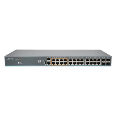 EX2300-24MP Juniper EX2300 Series 24 x RJ-45 Ports PoE+ 10/100/1000Base-T + 4 x SFP+ Ports Layer 3 Managed Rack-mountable Gigabit Ethernet Network Switch