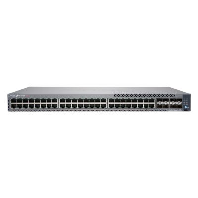EX4100-F-48P Juniper Networks 48-port 10/100/1000BASE-T PoE+ Switch 4x1GbE/10GbE SFP/SFP + Uplinks 4x10GbE Stacking/Uplink Ports with Standard SW Optics Sold Separately