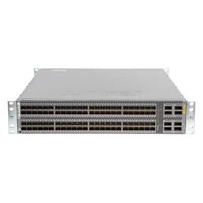 QFX5100-96S-AFI Juniper Networks QFX5100 96 SFP/SFP+ 8 QSFP+ Redundant Fans Redundant AC Power Supplies Back-to-Front Airflow Switch