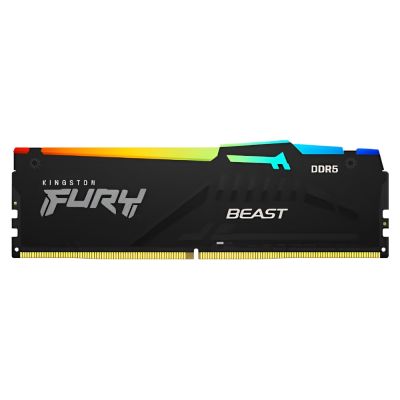 KF560C36BBE2AK2-32 Kingston FURY Beast RGB 32GB 2x16GB DDR5-6000 PC5-48000 Non-ECC UDIMM Memory