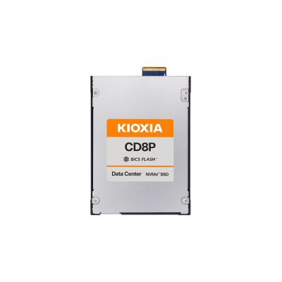 KCD8XPJE7T68 Kioxia CD8P-R 7.68TB PCIe Gen 5.0 x4 NVMe E3.S Solid State Drive