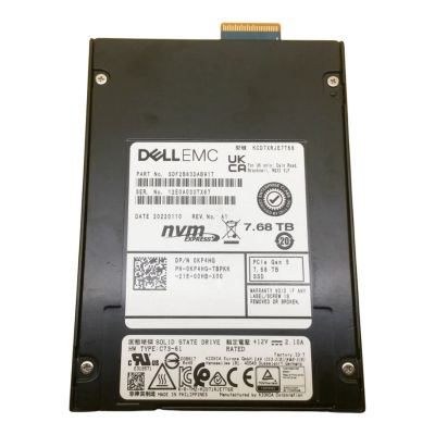 KP4HG Dell 7.68TB PCIe Gen 5.0 x4 NVMe TLC E3.S Solid State Drive