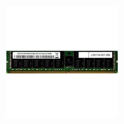 L58118-001 HP 32GB DDR4-2933MHz PC4-23466Y-R Registered ECC RDIMM 2Rx4 CL21 288-Pin 1.2V Memory Module