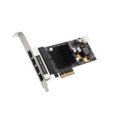 LB-GE0811-S1 SIIG 4 x Ports Gigabit Ethernet with PoE PCI Express Ethernet Network Adapter Card
