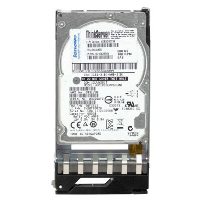 00LA869 Lenovo 600GB 10K RPM 12Gbps SAS 2.5-inch Hot Swap HDD