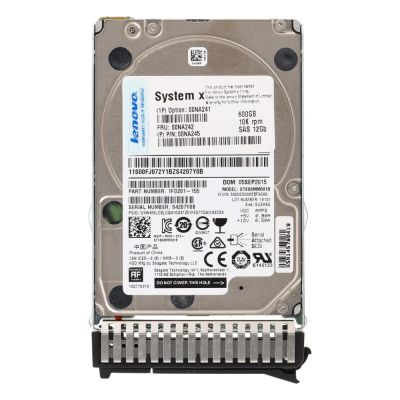 00NA241 Lenovo 600GB 10000RPM SAS 12.0 Gbps 2.5 128MB Cache Hot Swap Hard Drive