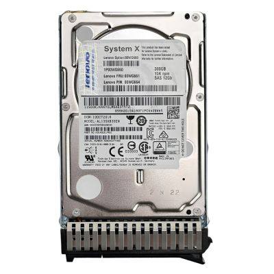 00WG664 Lenovo 300GB 15000RPM SAS 12.0 Gbps 2.5 128MB Cache Hard Drive