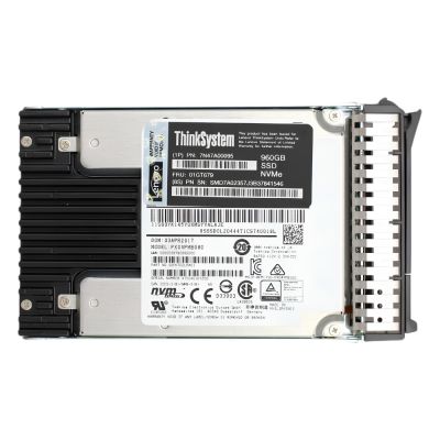 01GT679 Lenovo 960GB Multi Level Cell PCI Express 3.0 x4 NVMe Mainstream Endurance (PLP) U.2 Hot-Swappable 2.5-Inch Solid State Drive with Tray