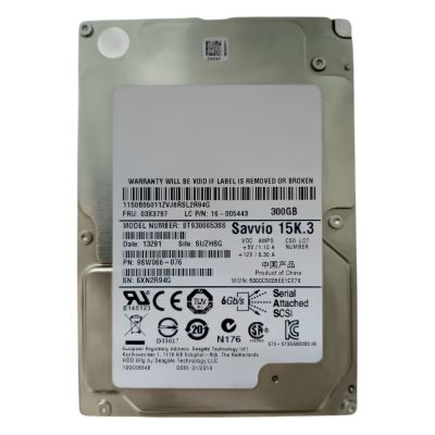 03X3797 Lenovo 300GB 15K RPM 6Gb/s SAS 64MB Cache 2.5-inch Hard Drive