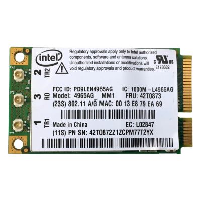 42T0873 Lenovo Wireless Wi-Fi Link 4965AGN Dual-Band 802.11a/b/g/n Adapter