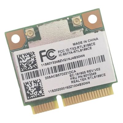 60Y3249 Lenovo 802.11b/g/n Mini-PCIe Wireless LAN Adapter Card