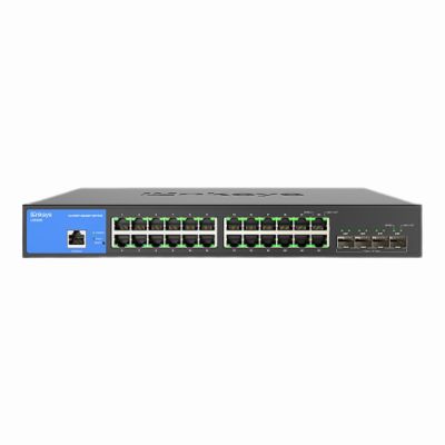 LGS328C Linksys Business 24 x Ports 1000Base-T + 4 x Ports SFP+ Layer 3 Managed Gigabit Ethernet Network Switch
